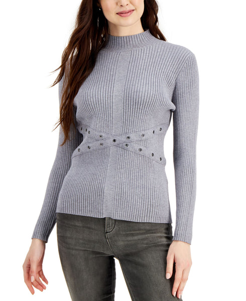 Fever Grommet Detail Sweater